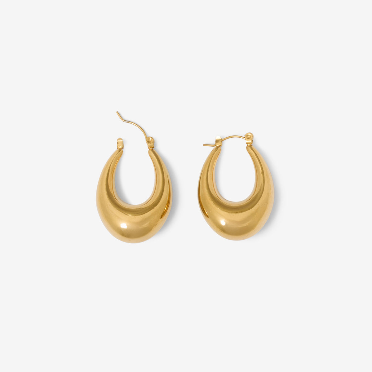 Boucles d'oreilles femme or et bronze Balaboosté Boucles d'oreilles femme or et bronze Or