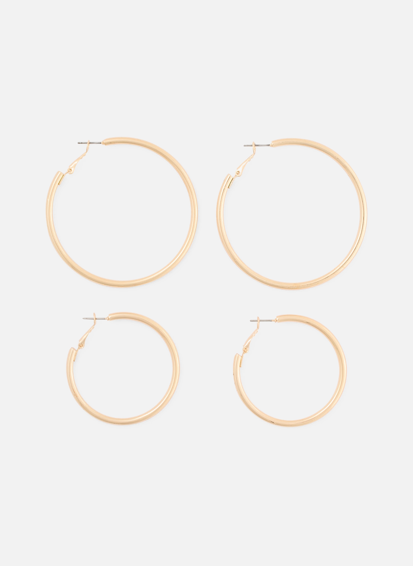 Boucles d'oreilles femme or et bronze Balaboosté Boucles d'oreilles femme or et bronze Or