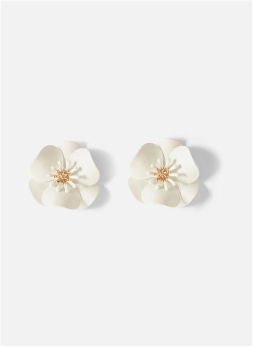 Balaboosté Boucles d'oreilles femme blanc