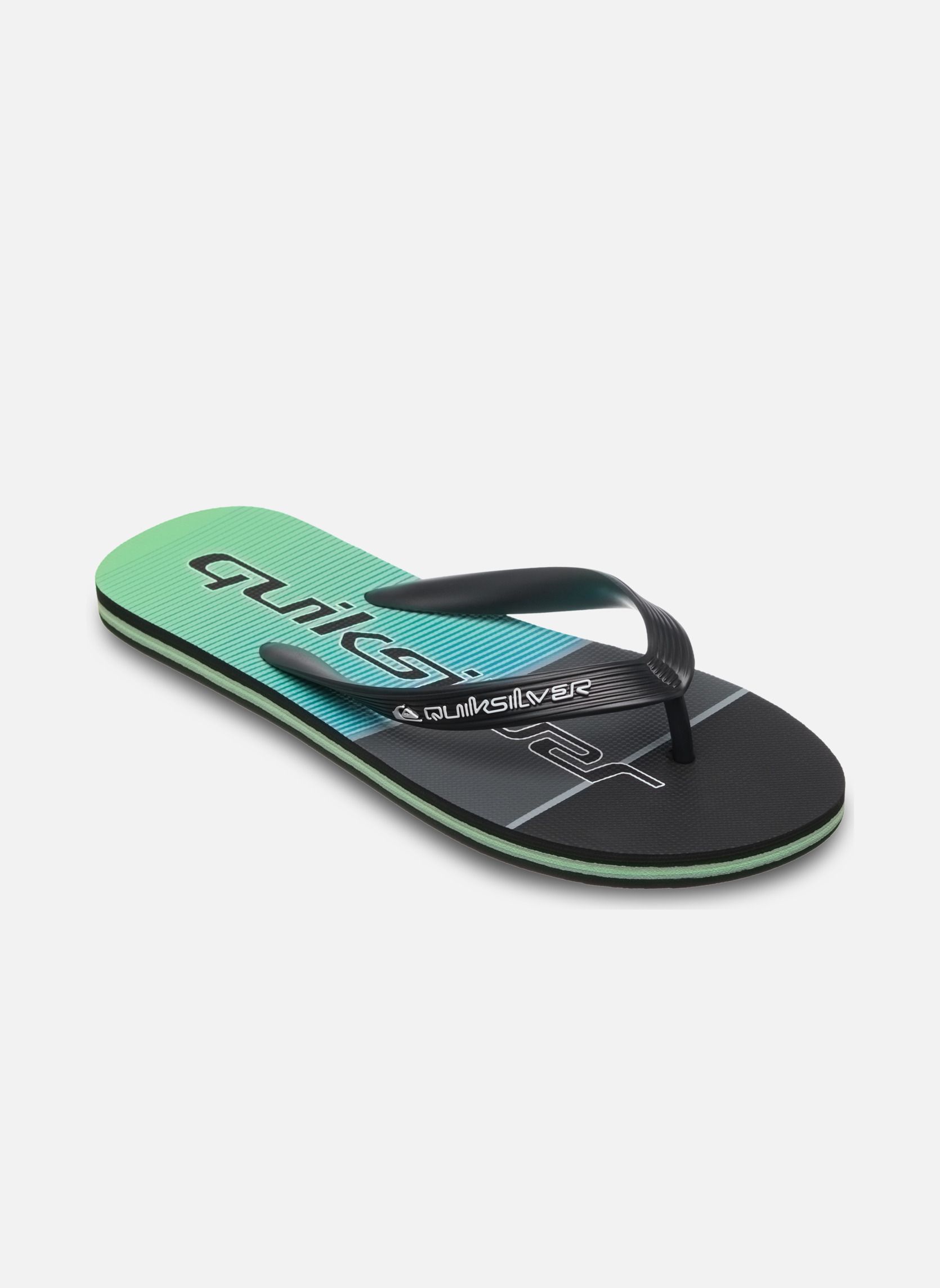 Tongs Molokai Stripe homme gris Quiksilver Tongs Molokai Stripe homme gris Gris