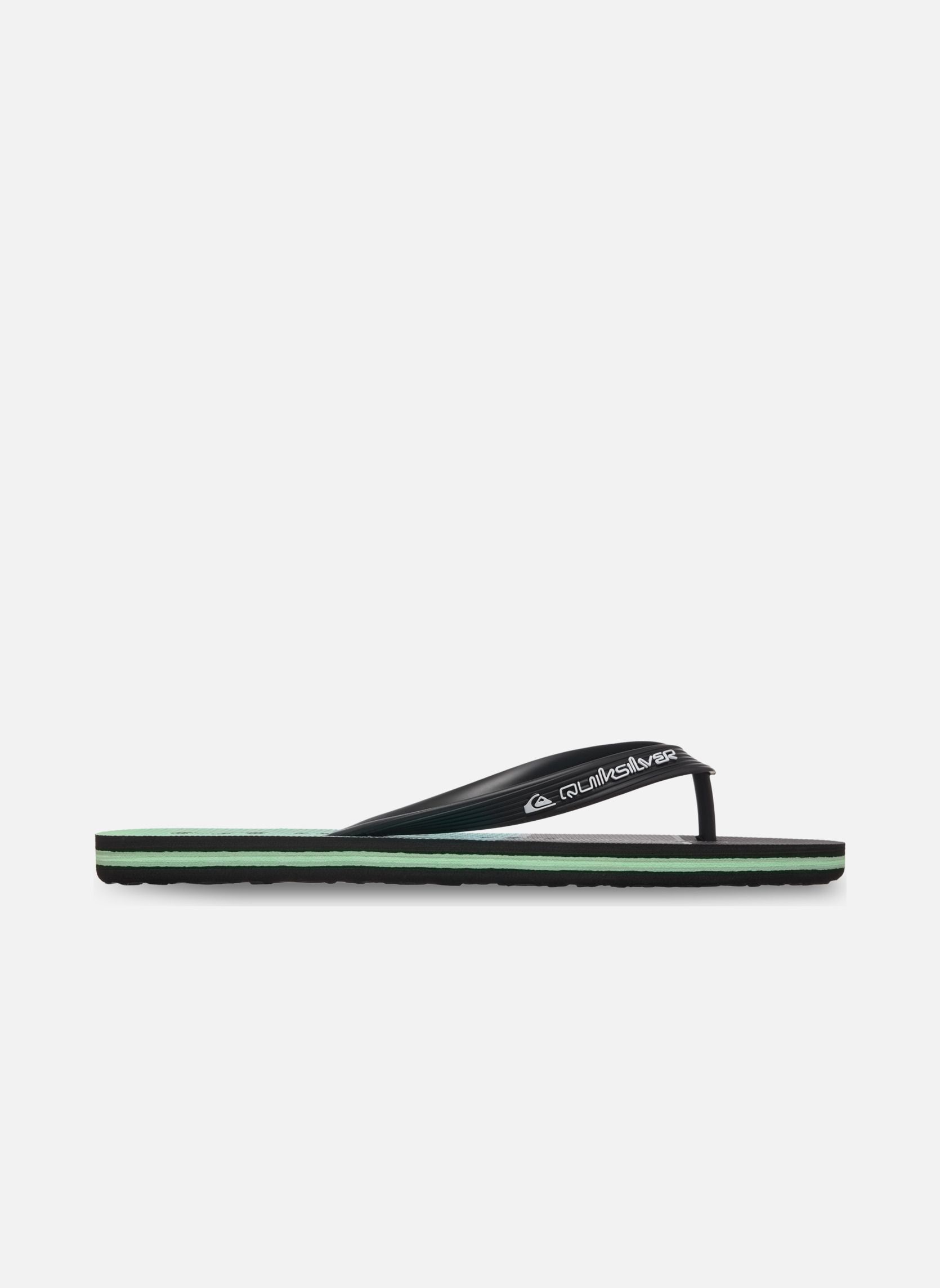 Tongs Molokai Stripe homme gris Quiksilver Tongs Molokai Stripe homme gris Gris