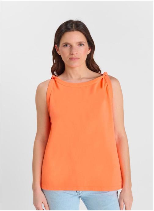 Le temps des cerises Tee-shirts Tee-Shirt ANALISE Orange femme orange