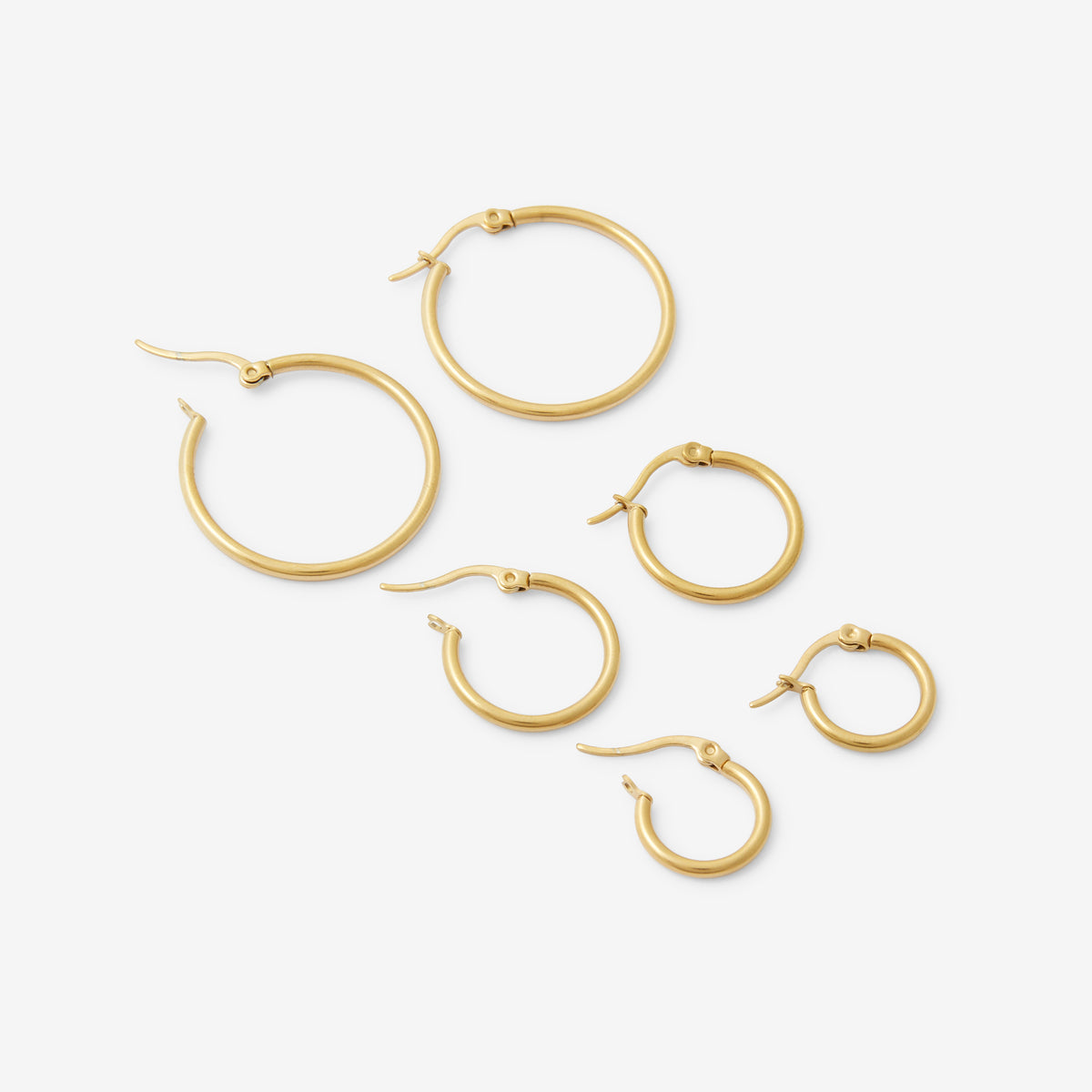 Boucles d'oreilles femme or et bronze Balaboosté Boucles d'oreilles femme or et bronze Or