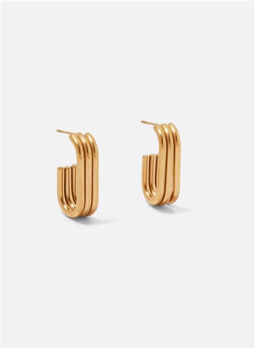 Balaboosté Boucles d'oreilles femme or et bronze