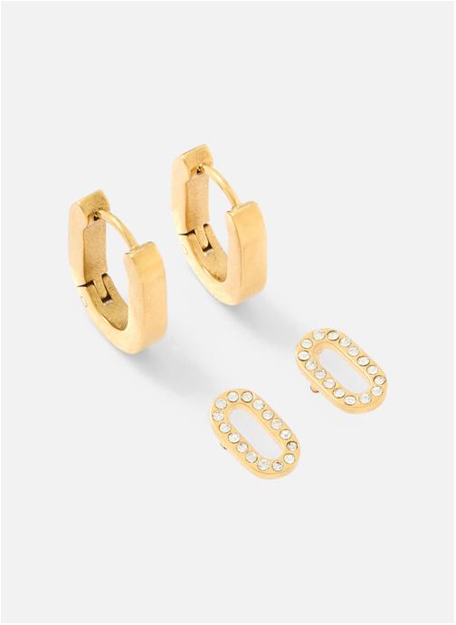 Balaboosté Boucles d'oreilles femme or et bronze
