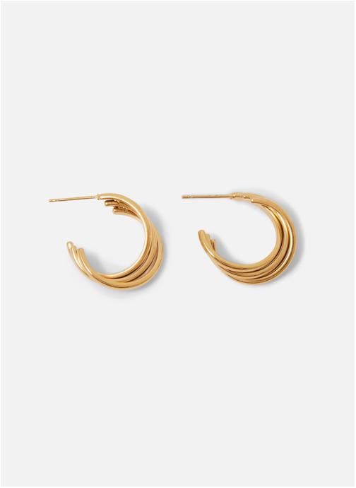 Balaboosté Boucles d'oreilles femme or et bronze