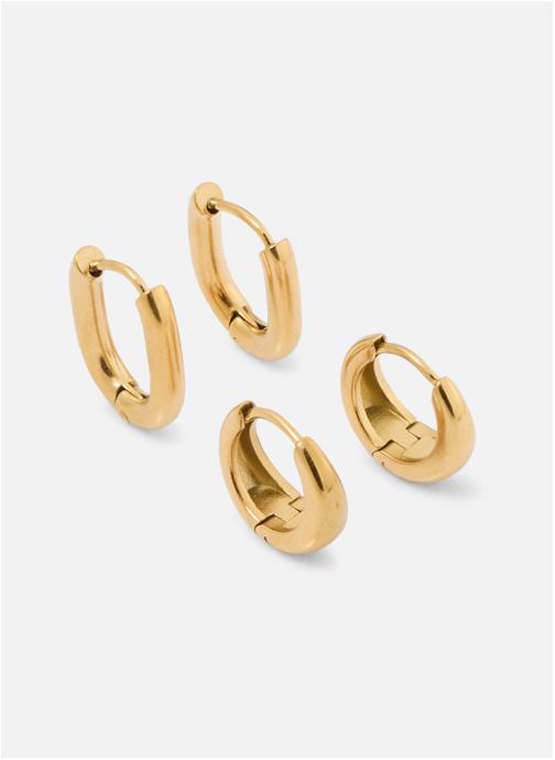 Balaboosté Boucles d'oreilles femme or et bronze