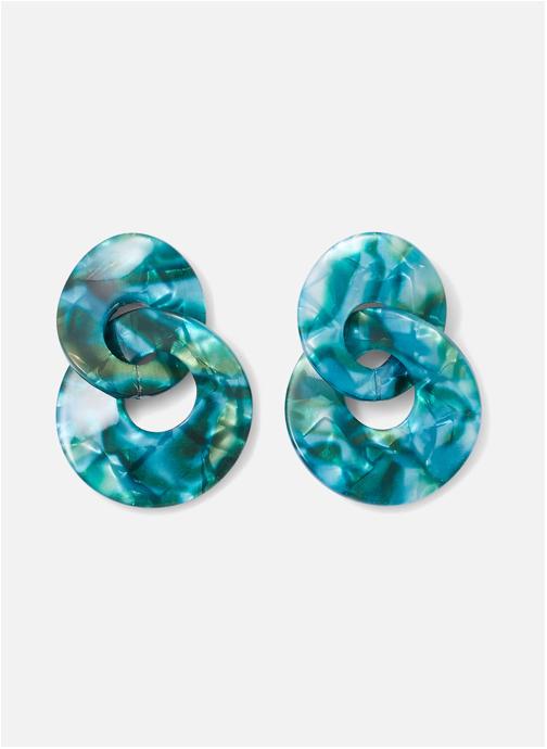Balaboosté Boucles d'oreilles femme vert