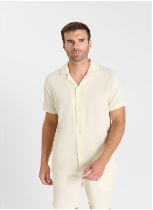 Le temps des cerises Chemises Chemise LARIS White homme blanc
