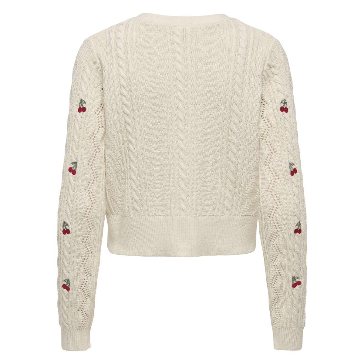 Gilets Gilet coton mélangé à motifs droit - 15363087 femme blanc ONLY Gilets Gilet coton mélangé à motifs droit - 15363087 femme blanc Blanc