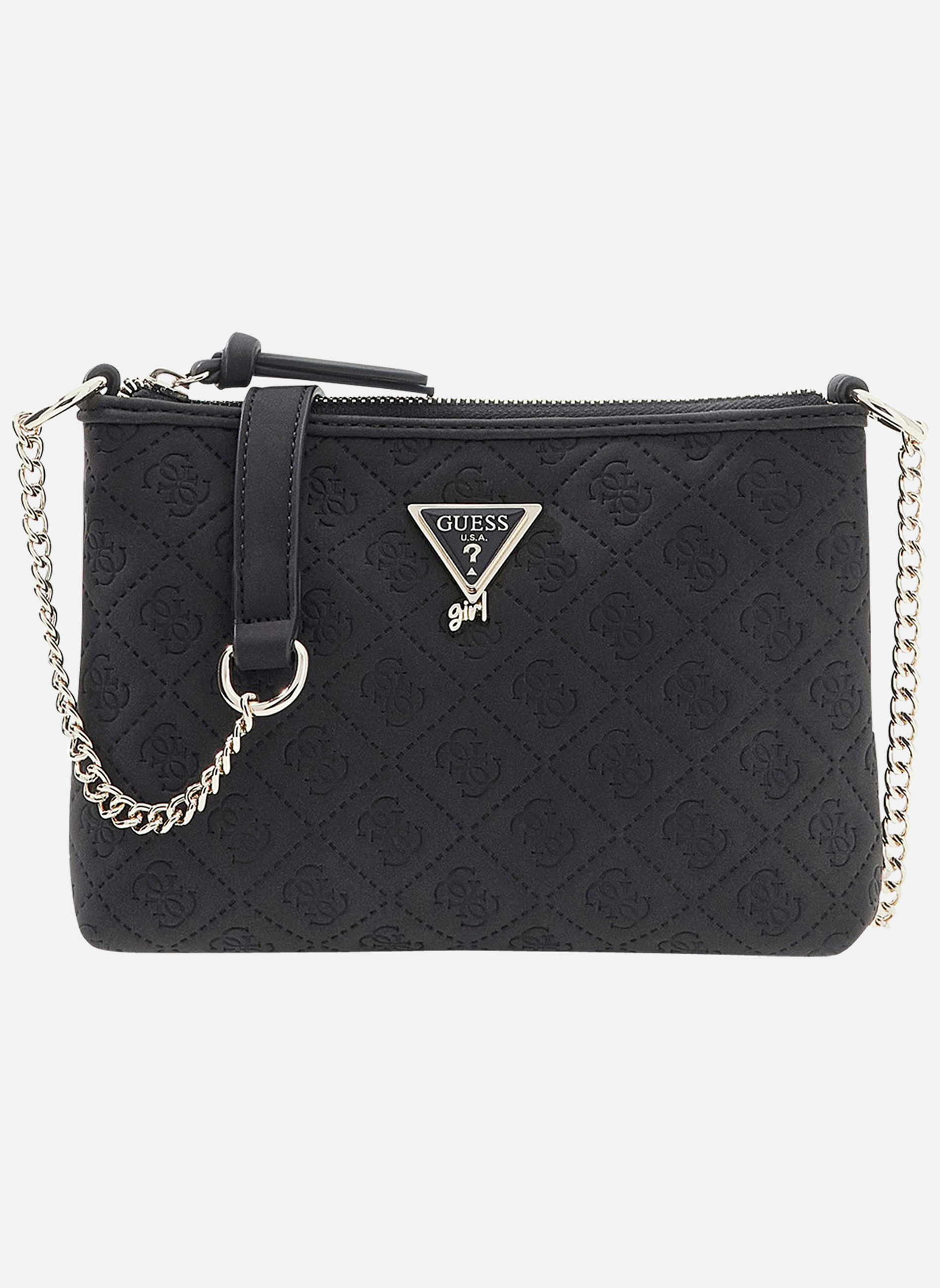 Sacs bandoulière Pochette à motifs - J6Gz36 Wr200 fille noir Guess Sacs bandoulière Pochette à motifs - J6Gz36 Wr200 fille noir Noir
