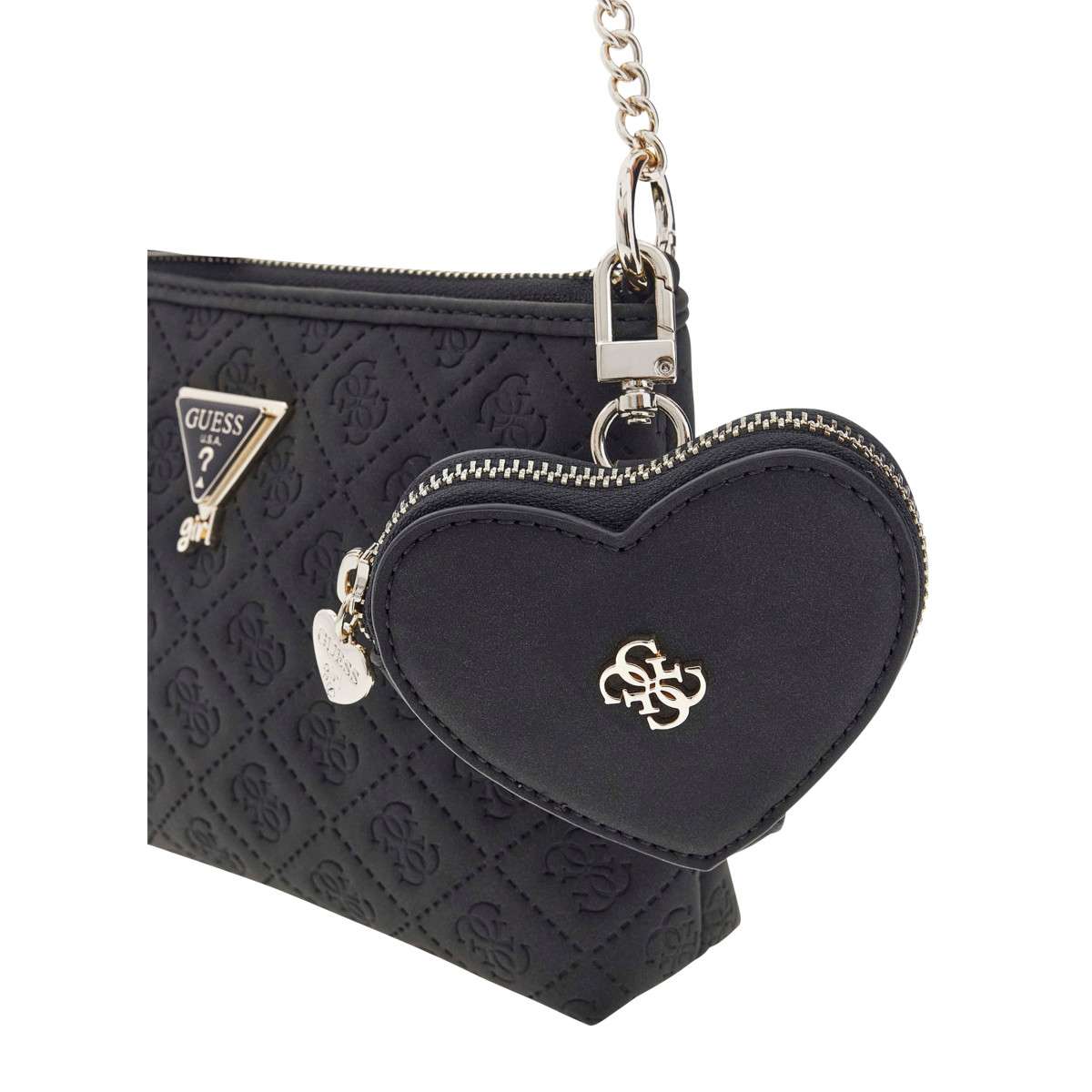 Sacs bandoulière Pochette à motifs - J6Gz36 Wr200 fille noir Guess Sacs bandoulière Pochette à motifs - J6Gz36 Wr200 fille noir Noir