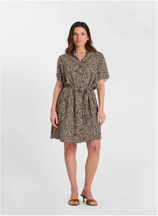 Le temps des cerises Robes Robe droite LOPYA Brown femme marron