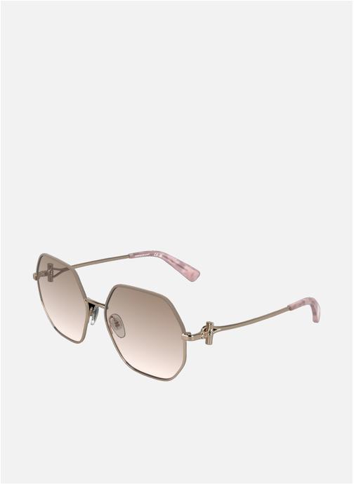 Longchamp Lunettes de soleil femme or et bronze