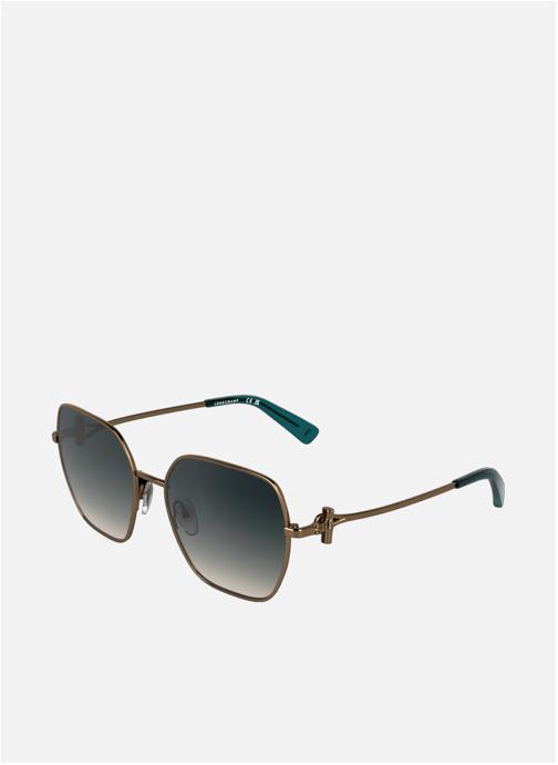 Longchamp Lunettes de soleil femme or et bronze