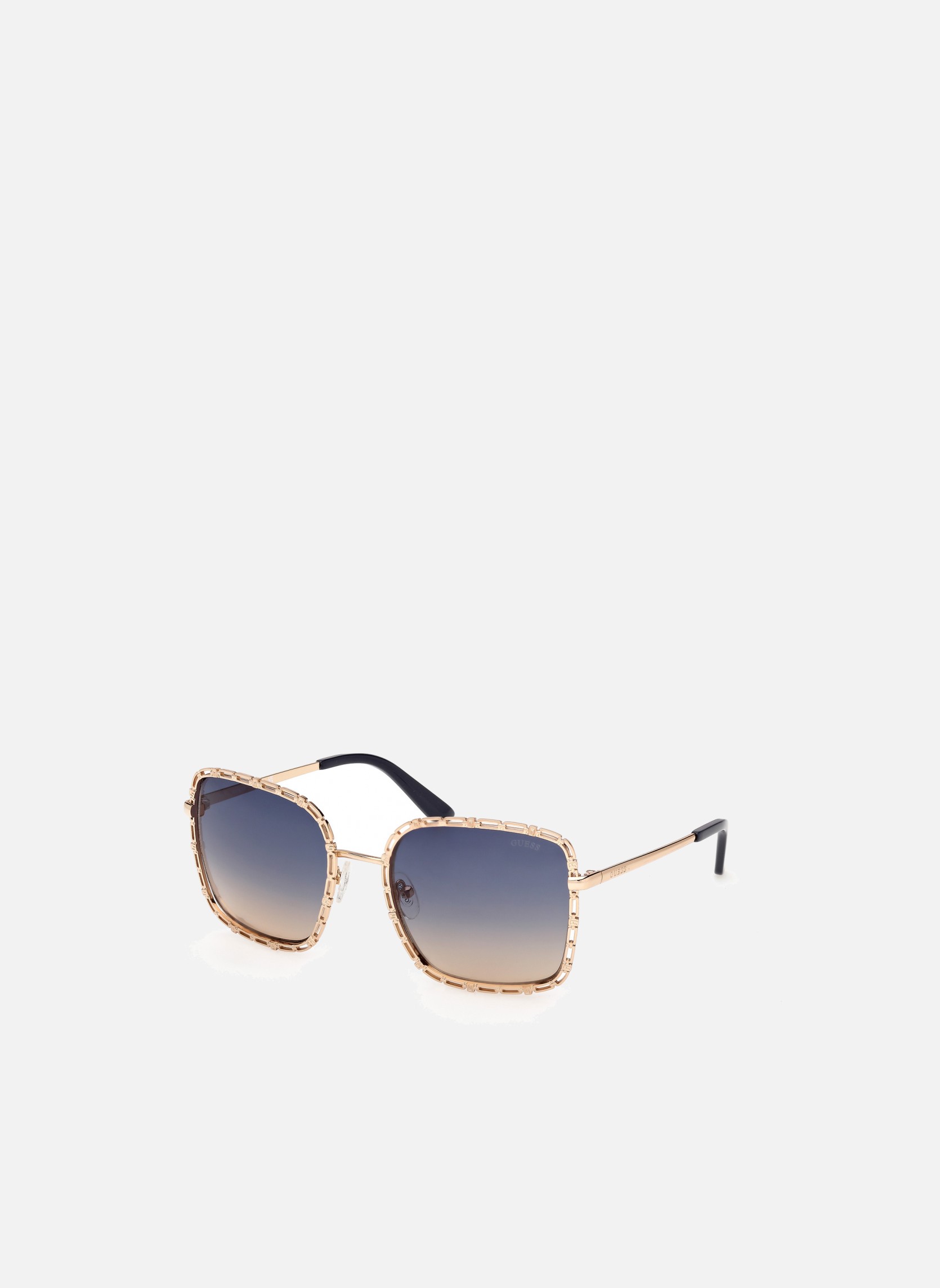 Lunettes de soleil femme or et bronze Guess Lunettes de soleil femme or et bronze Or