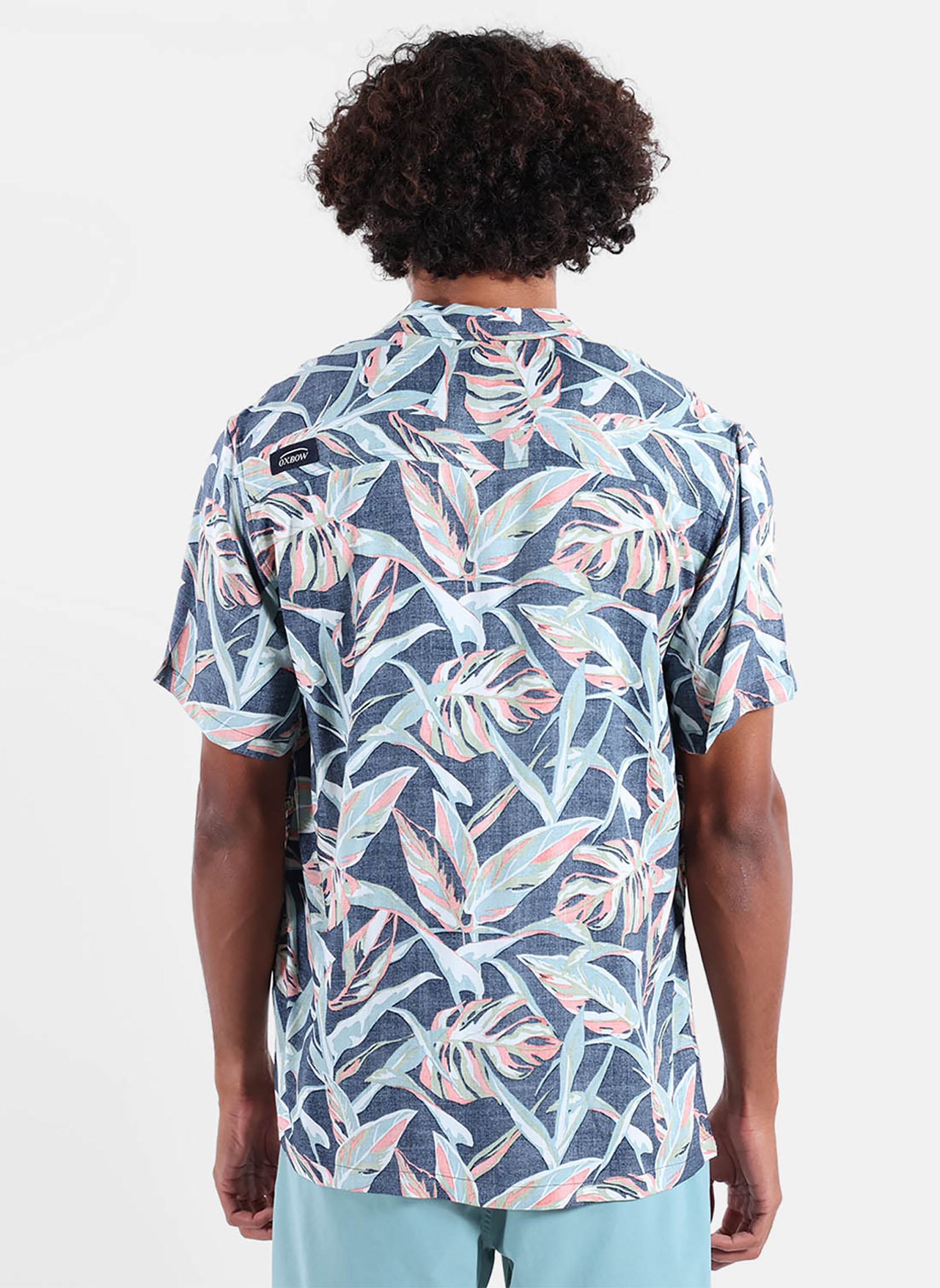 Chemises TROPICS homme bleu Oxbow Chemises TROPICS homme bleu Bleu marine