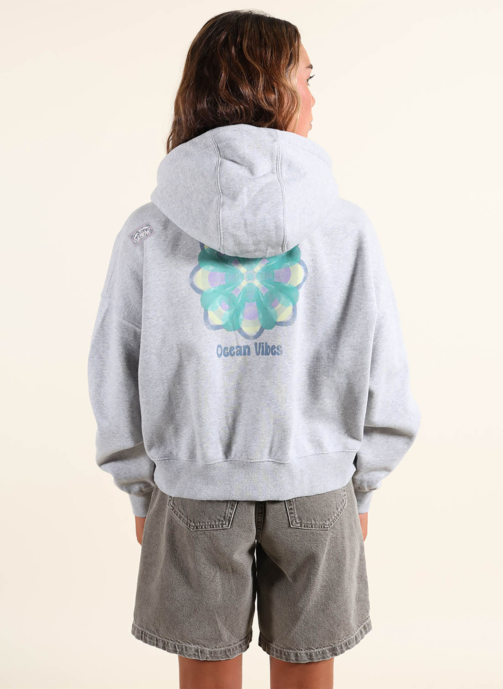Sweats à capuche WATERLILY femme gris Oxbow Sweats à capuche WATERLILY femme gris Gris