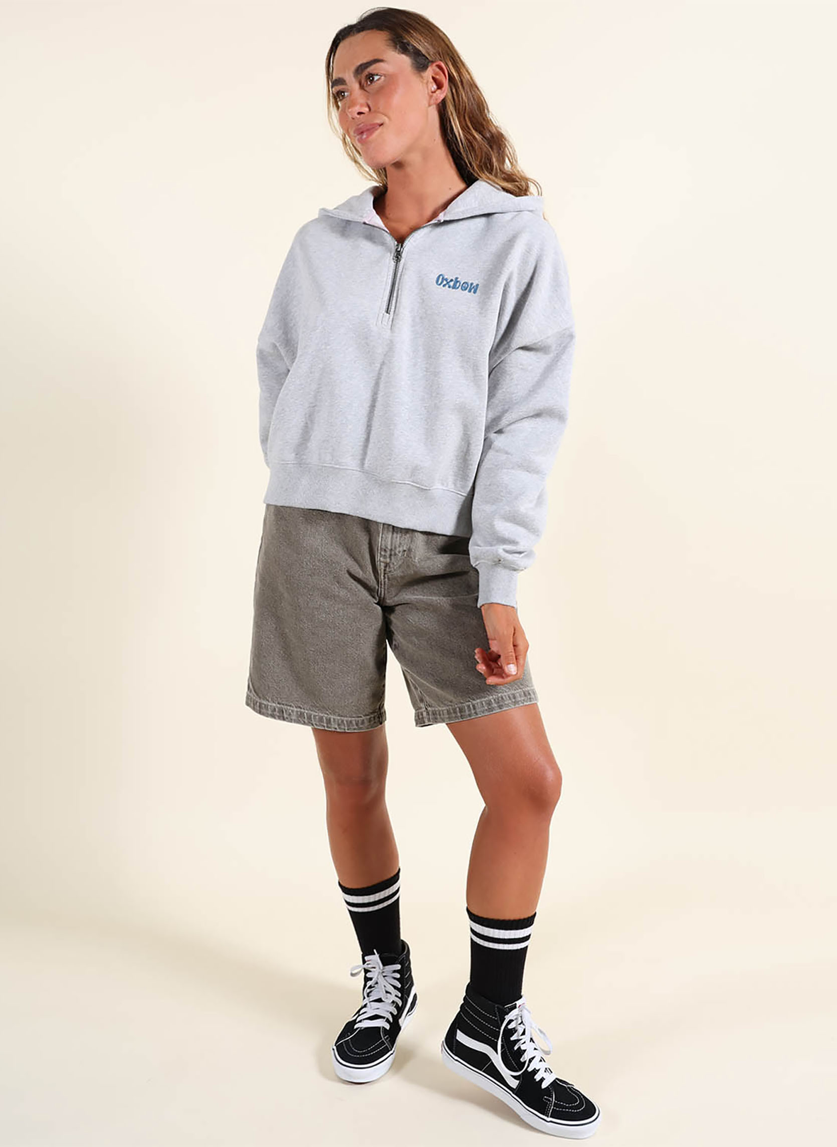 Sweats à capuche WATERLILY femme gris Oxbow Sweats à capuche WATERLILY femme gris Gris