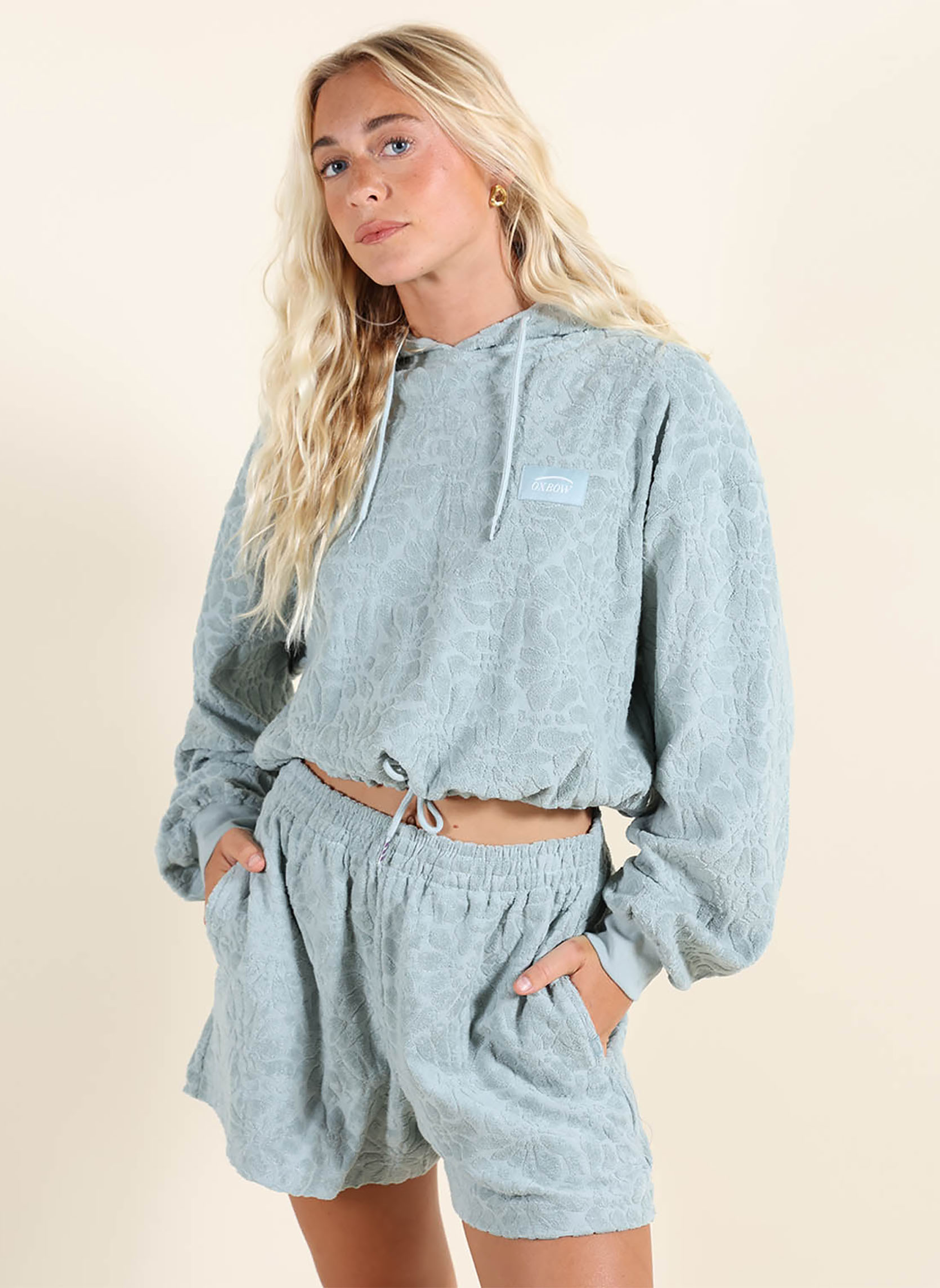 Sweats à capuche CORAL femme bleu Oxbow Sweats à capuche CORAL femme bleu Bleu clair