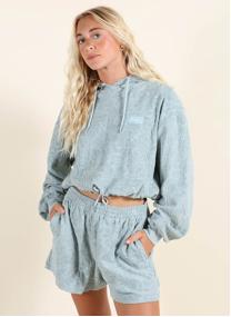 Sweats à capuche CORAL femme bleu