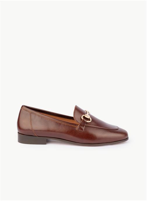 Maison Toufet Mocassins Mocassin Clémence - Whisky femme bordeaux