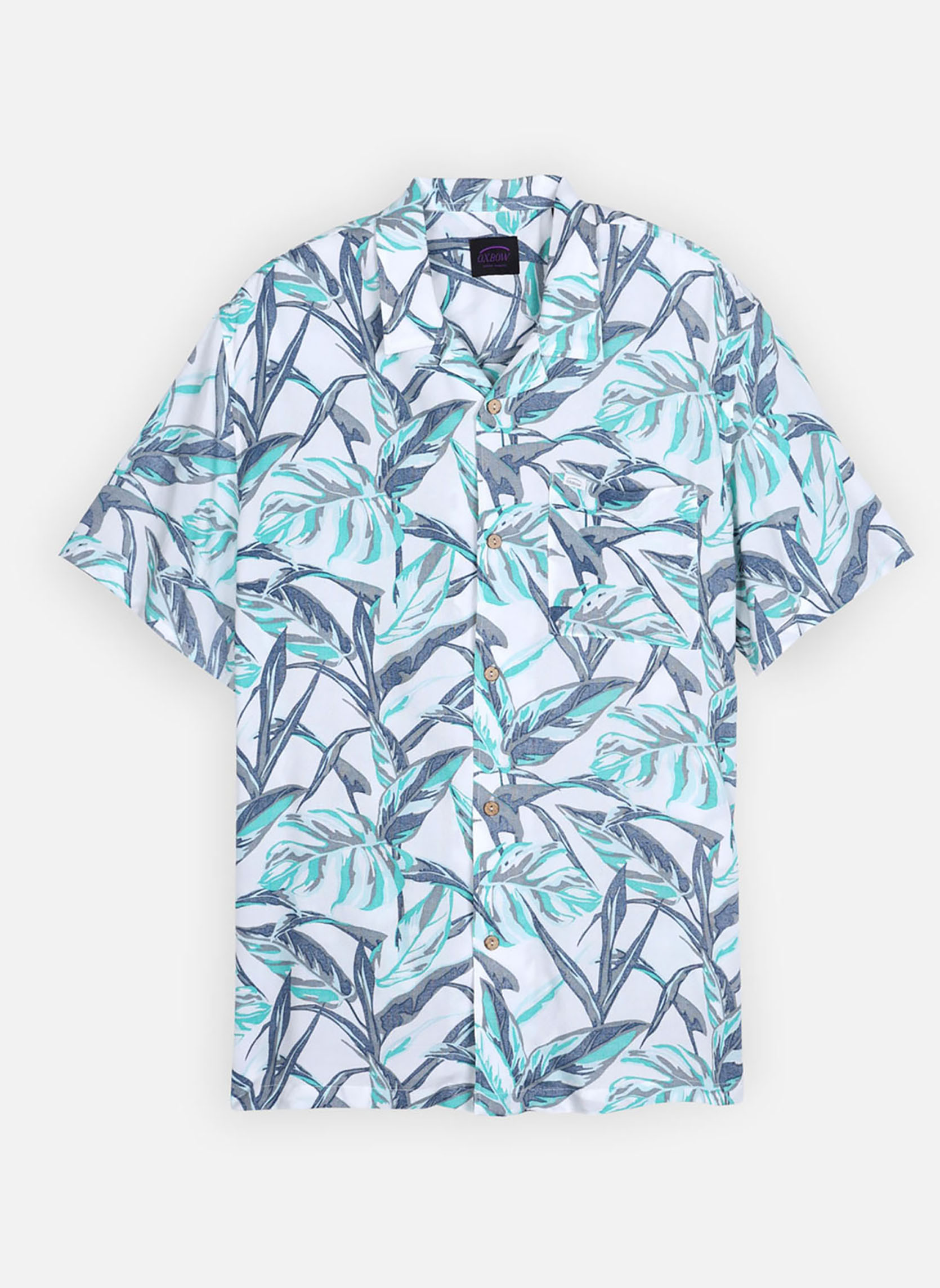 Chemises TROPICS homme blanc Oxbow Chemises TROPICS homme blanc Blanc