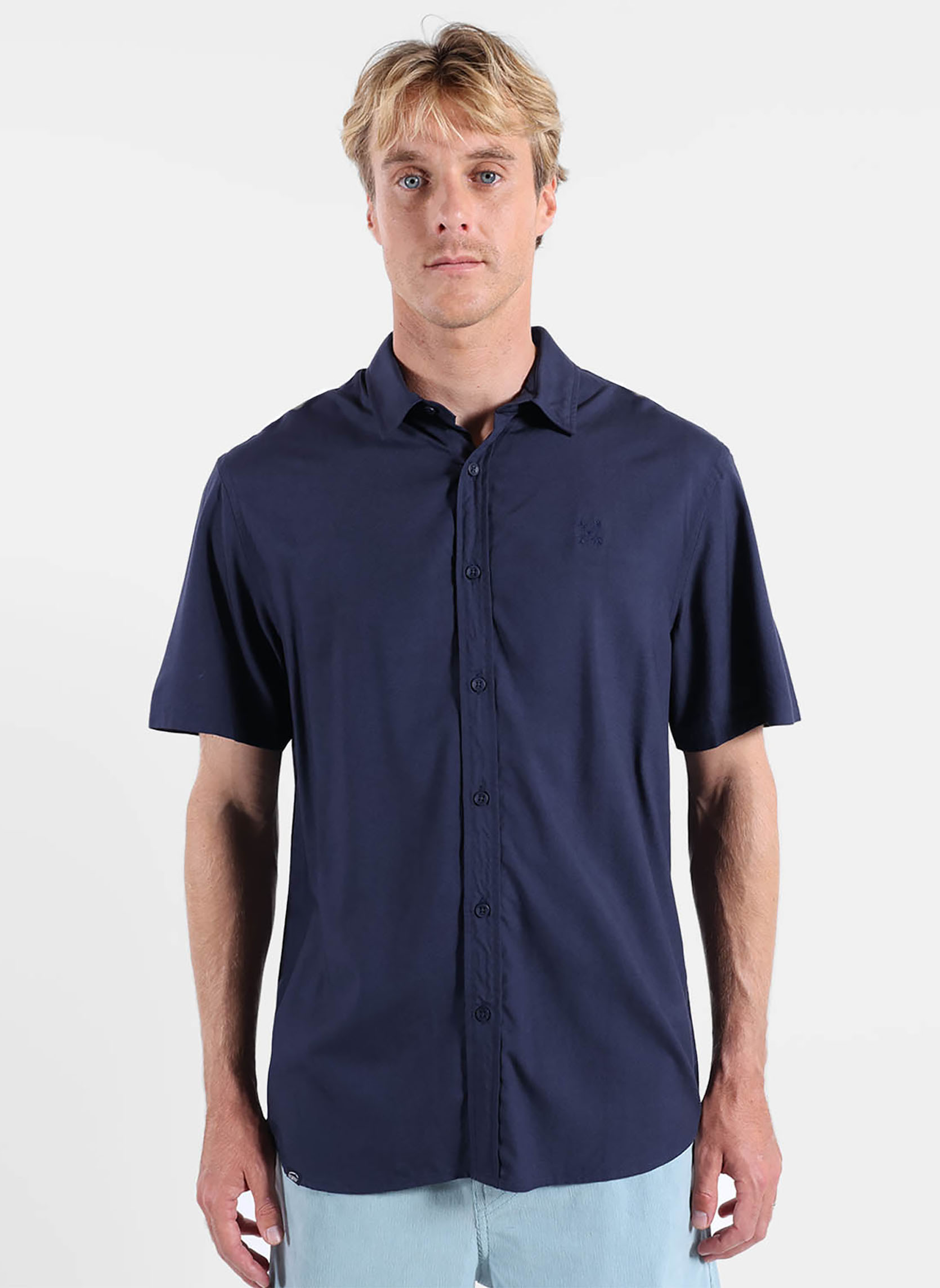 Chemises DAILY homme bleu Oxbow Chemises DAILY homme bleu Bleu marine
