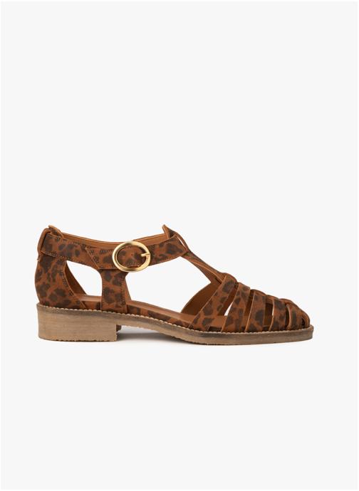 Maison Toufet Sandales Sandale Suzanne - Léopard femme marron