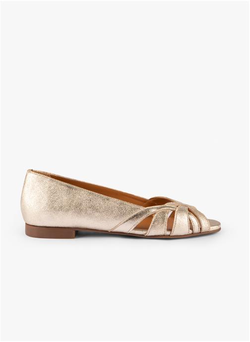 Maison Toufet Ballerines classiques Ballerine Chiara - Doré Clair femme or et bronze