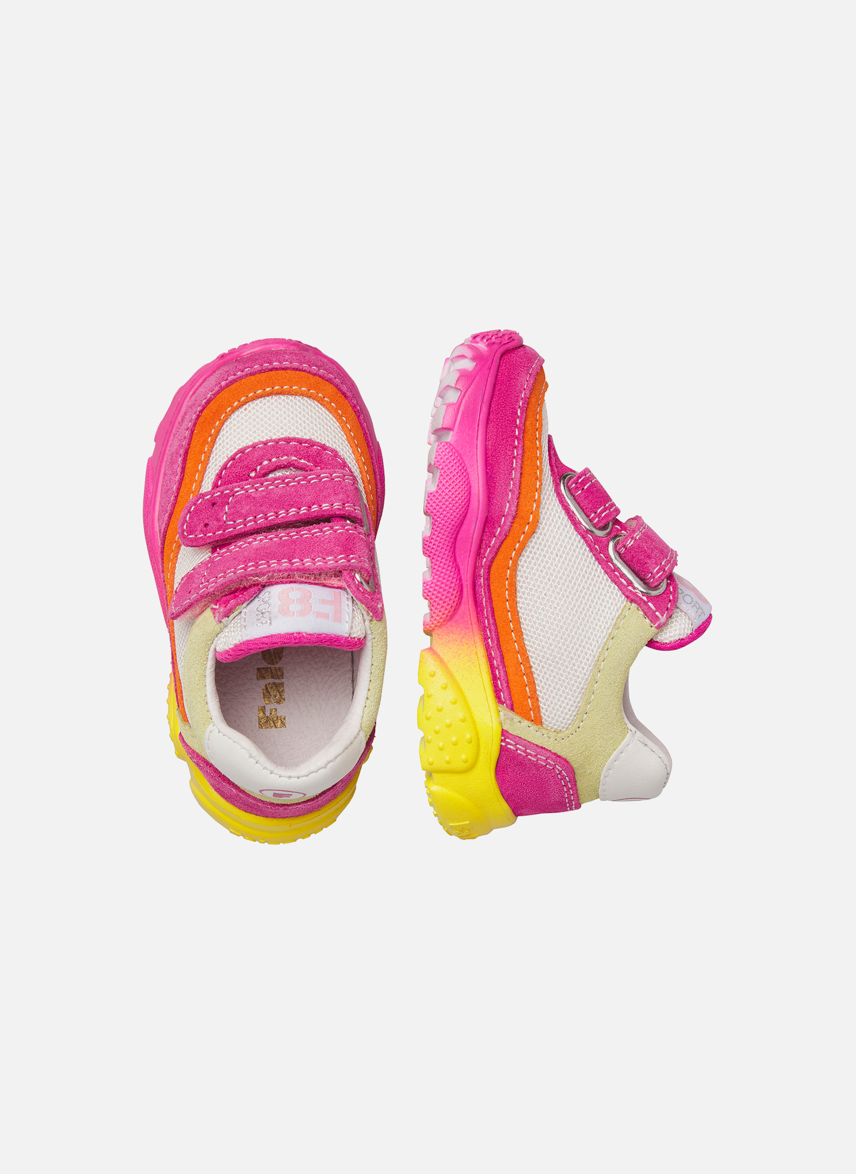 Baskets basses Sneakers AMANTEA 2 VL. Céleste-Blanc garçon rose Falcotto Baskets basses Sneakers AMANTEA 2 VL. Céleste-Blanc garçon rose Rose fluo