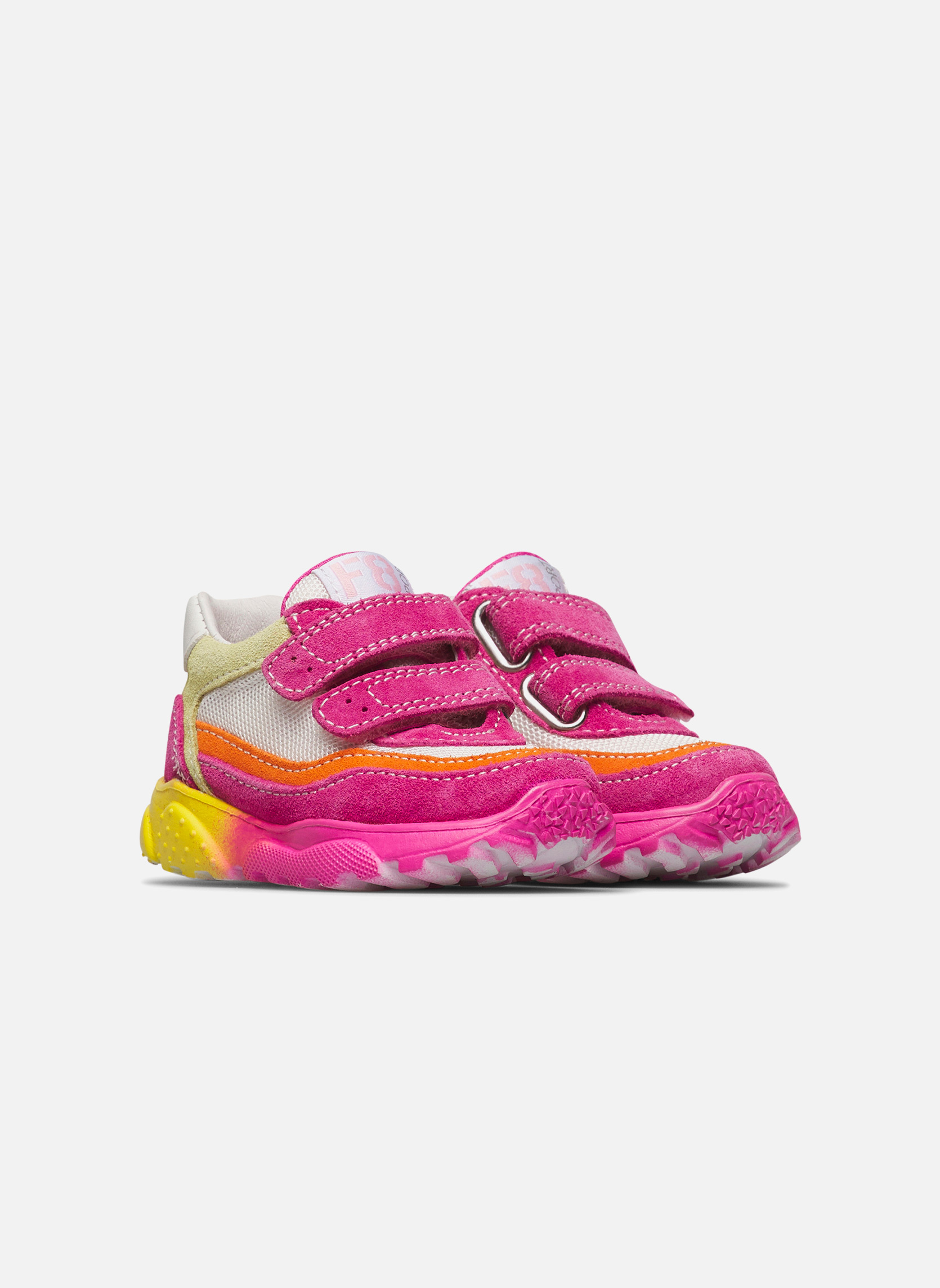 Baskets basses Sneakers AMANTEA 2 VL. Céleste-Blanc garçon rose Falcotto Baskets basses Sneakers AMANTEA 2 VL. Céleste-Blanc garçon rose Rose fluo