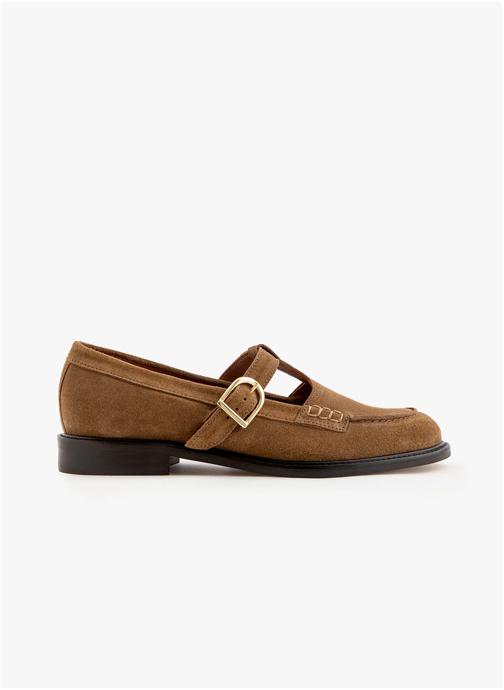 Maison Toufet Mocassins Mocassin Anne - Camel femme marron