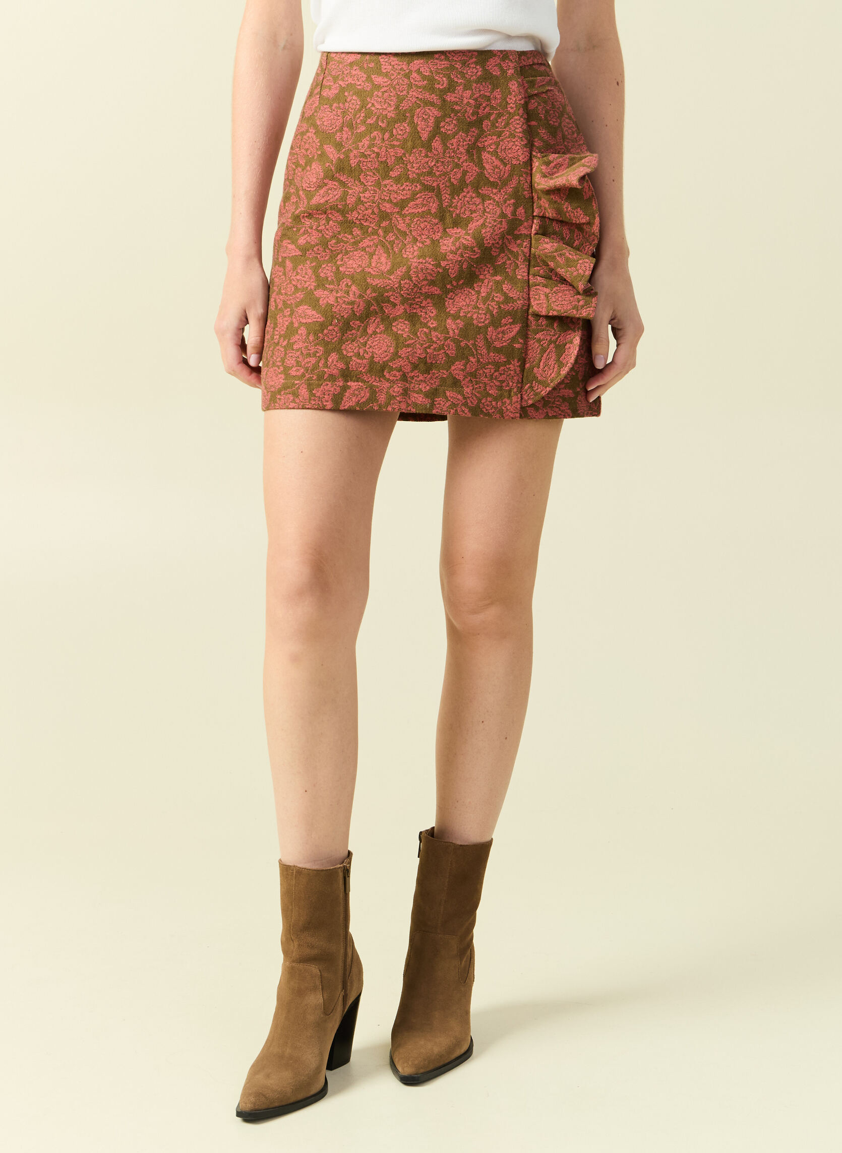 Jupes mi-longues REGLAMJUMF femme marron Bonobo Jupes mi-longues REGLAMJUMF femme marron Marron
