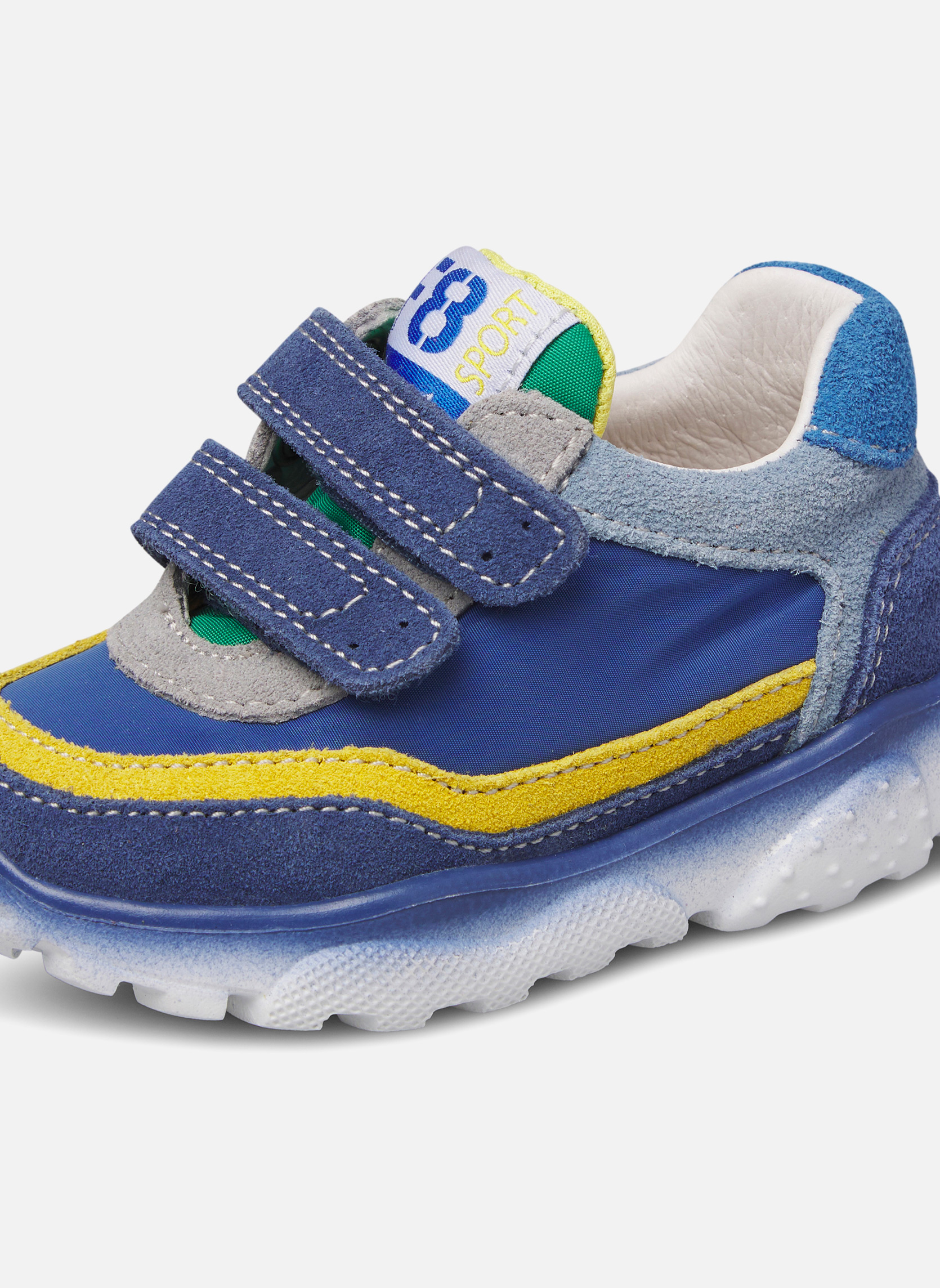 Baskets basses Sneakers AMANTEA 2 VL. Blanc-Bleu clair- garçon bleu Falcotto Baskets basses Sneakers AMANTEA 2 VL. Blanc-Bleu clair- garçon bleu Jean bleached