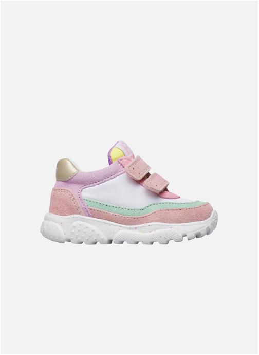 Falcotto Baskets basses Sneakers AMANTEA 2 VL. Blanc-Bleu clair- garçon rose