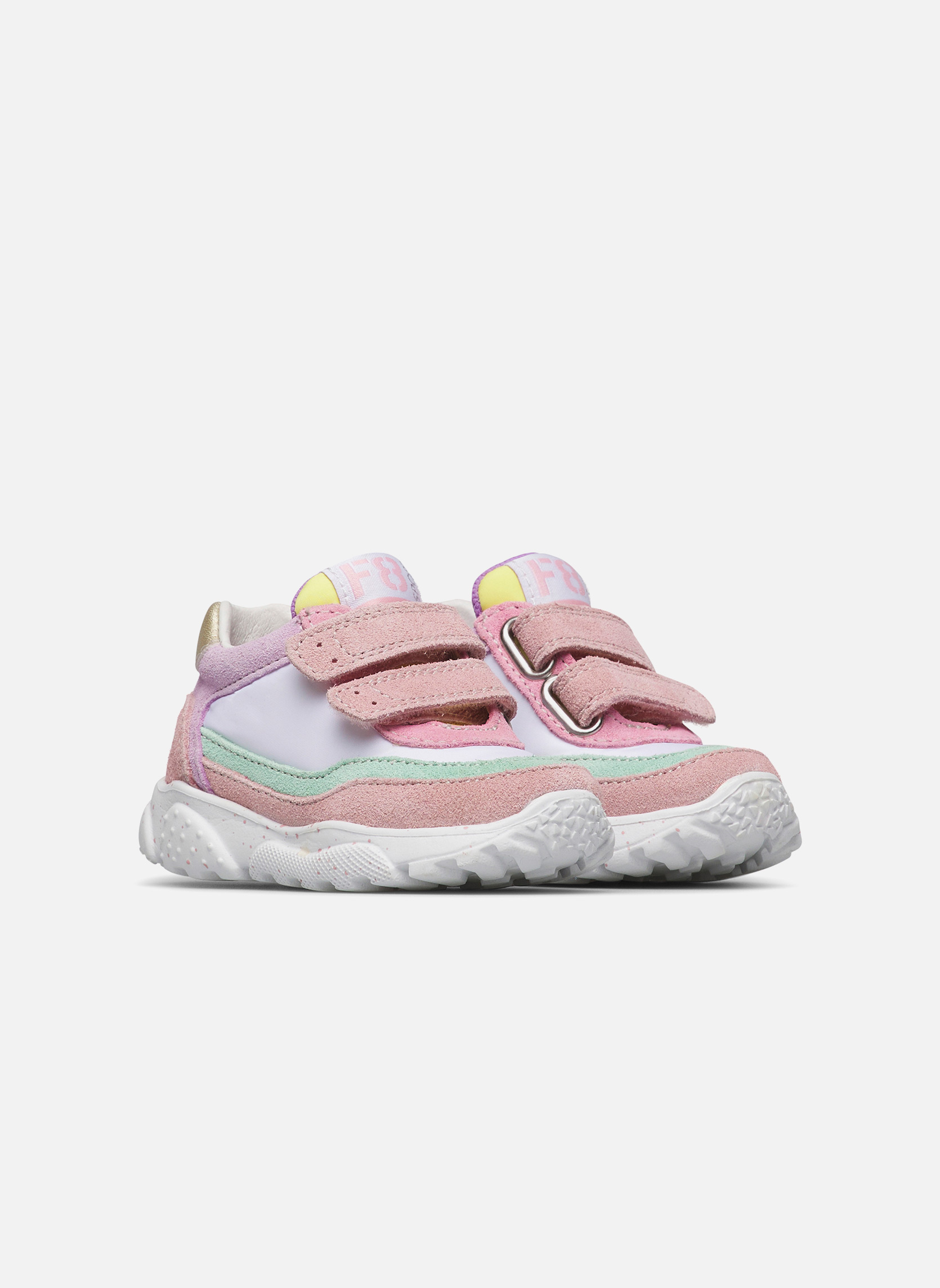 Baskets basses Sneakers AMANTEA 2 VL. Blanc-Bleu clair- garçon rose Falcotto Baskets basses Sneakers AMANTEA 2 VL. Blanc-Bleu clair- garçon rose Rose clair