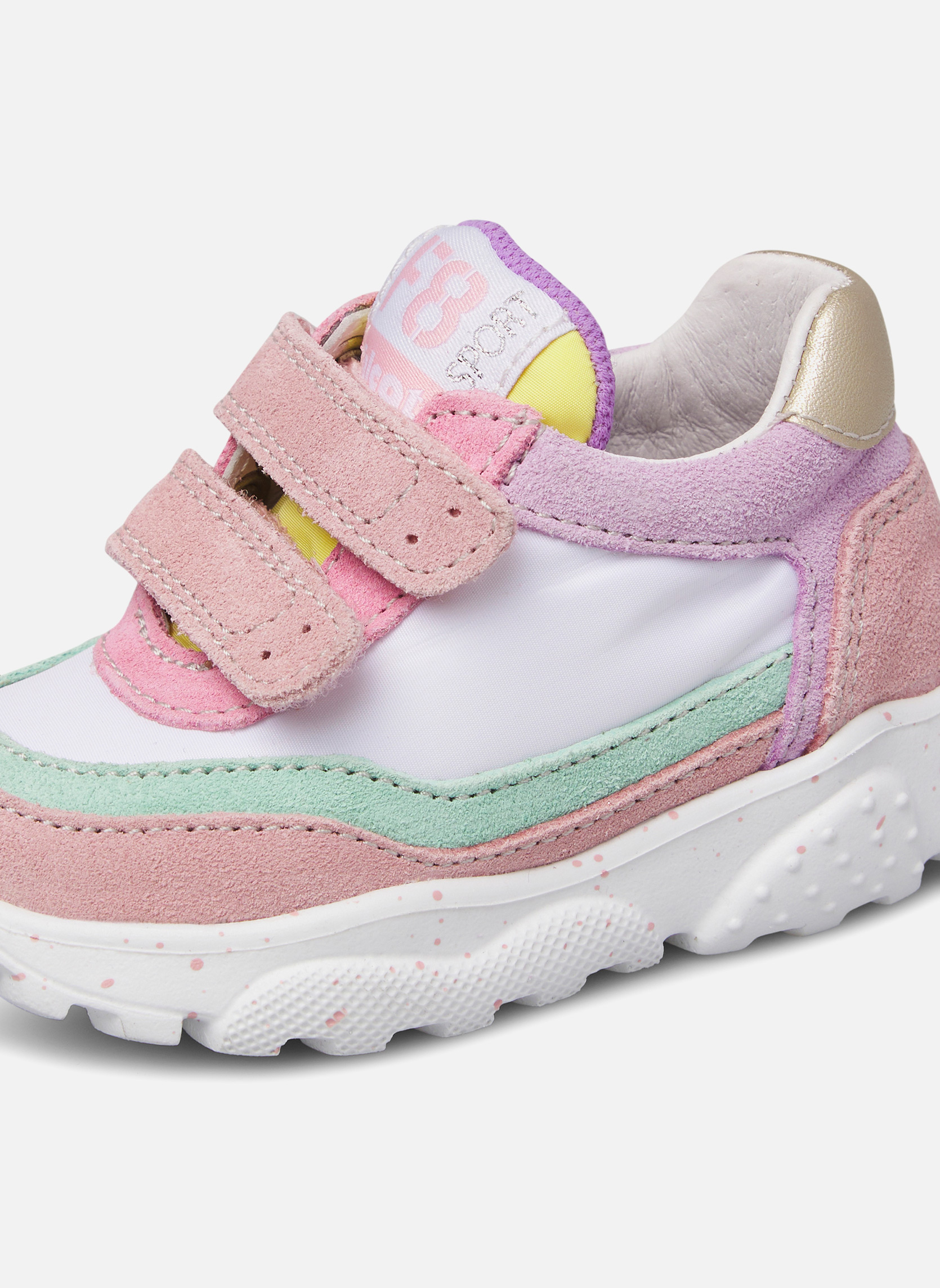 Baskets basses Sneakers AMANTEA 2 VL. Blanc-Bleu clair- garçon rose Falcotto Baskets basses Sneakers AMANTEA 2 VL. Blanc-Bleu clair- garçon rose Rose clair