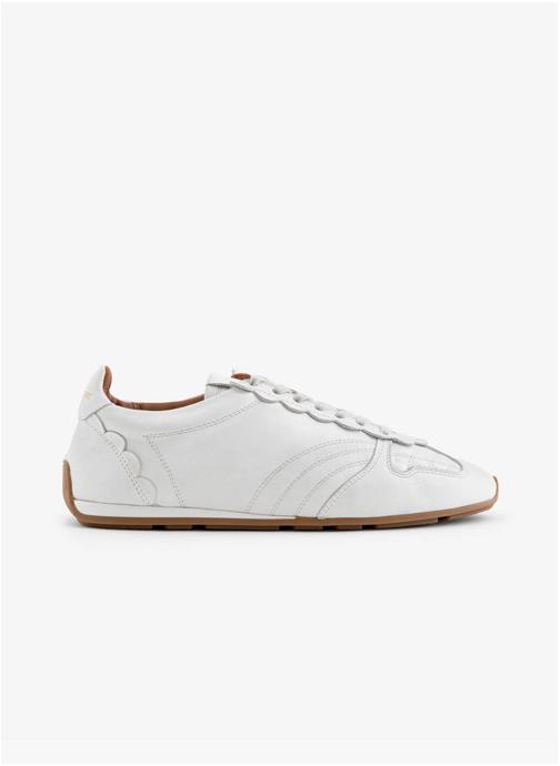 Maison Toufet Baskets basses Basket Juliette - Blanc femme blanc