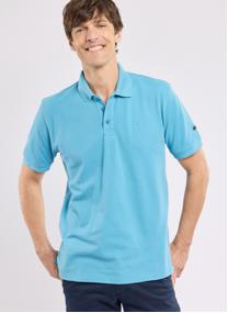 Polos Polo 75045 blanc homme bleu