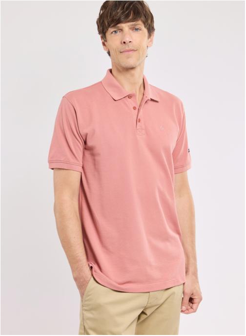 Armor Lux Polos Polo 75045 blanc homme rose