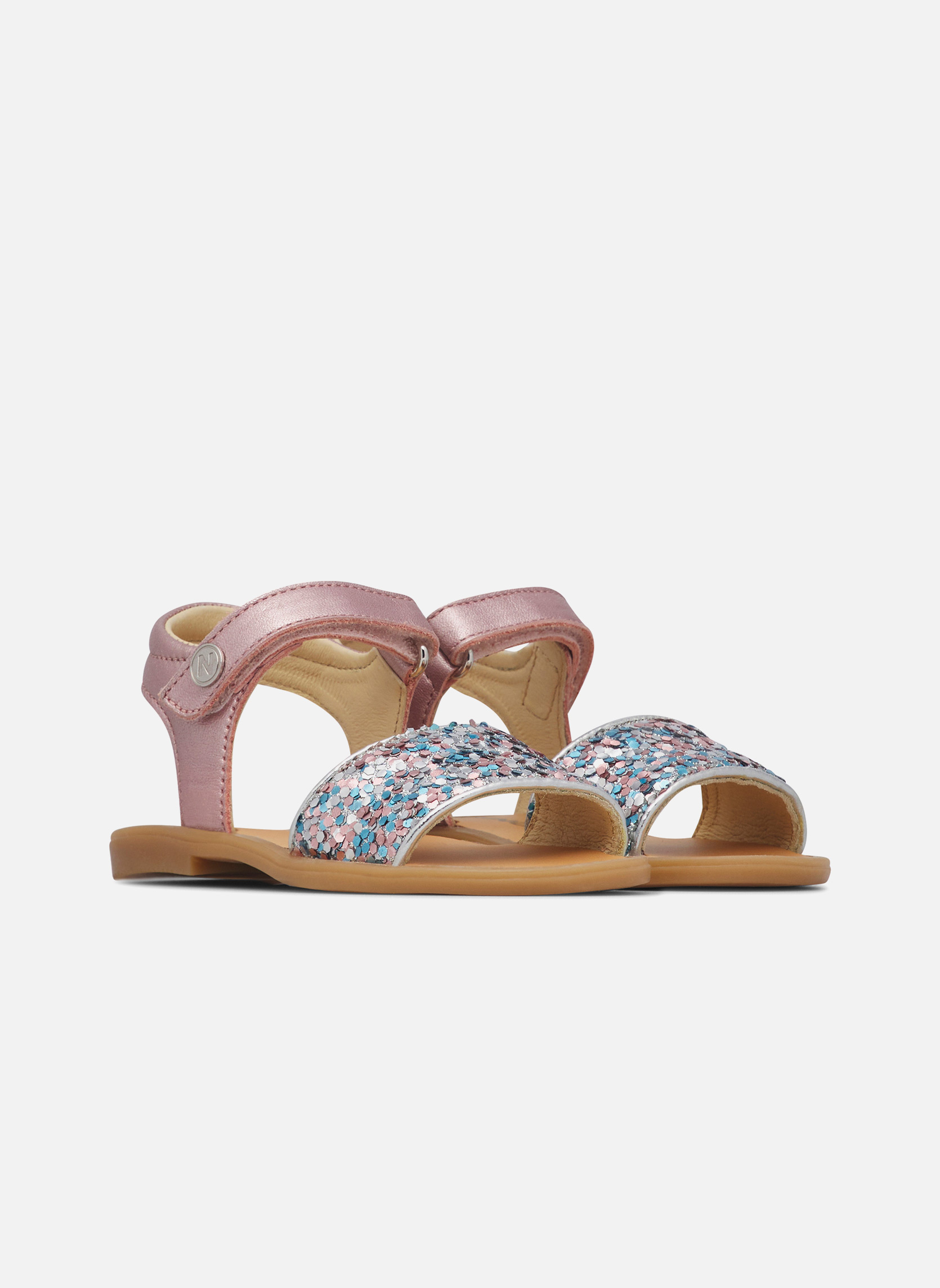 Sandales Sandales NIAE Platine- fille rose Naturino Sandales Sandales NIAE Platine- fille rose Rose clair