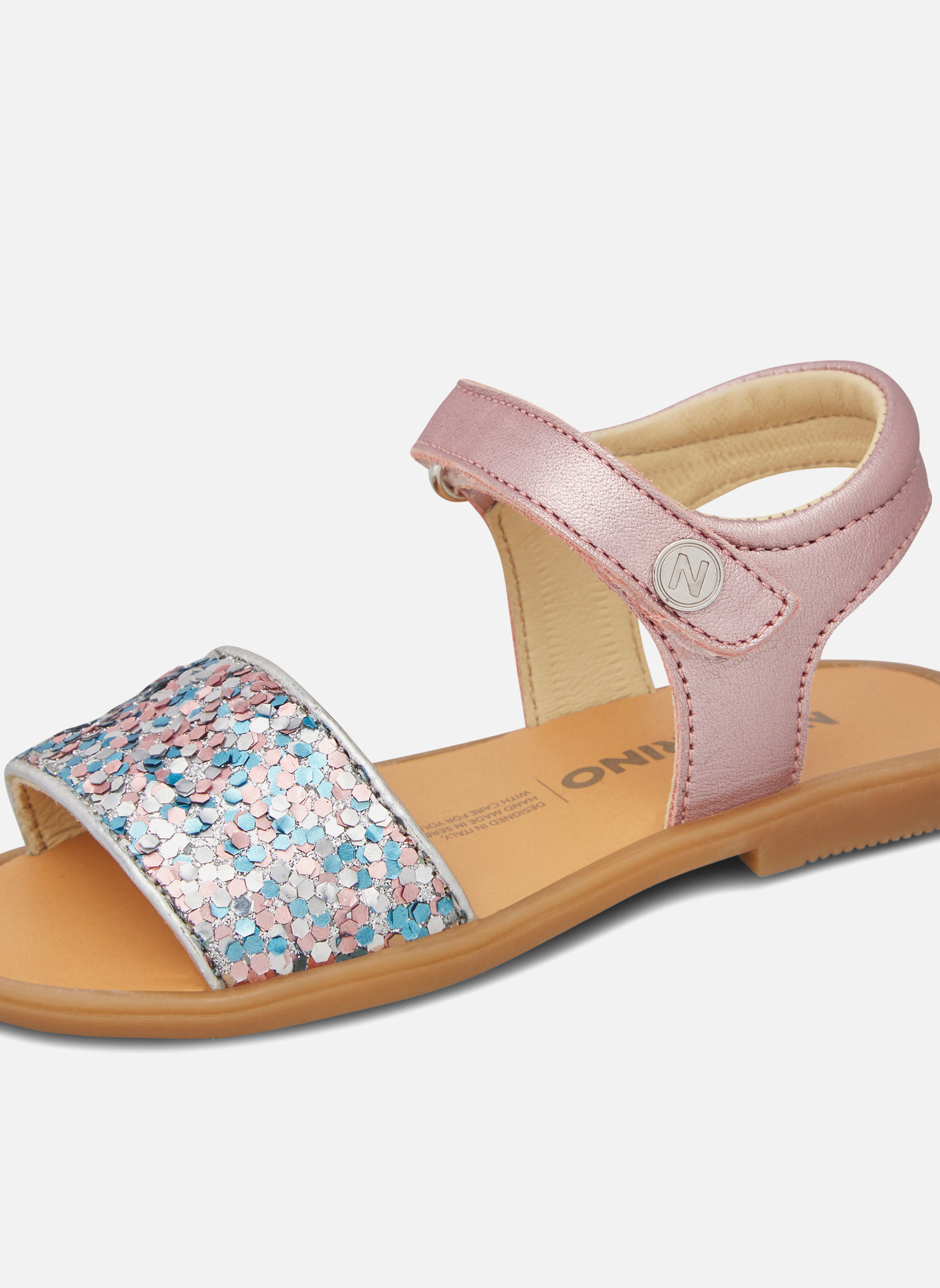 Sandales Sandales NIAE Platine- fille rose Naturino Sandales Sandales NIAE Platine- fille rose Rose clair