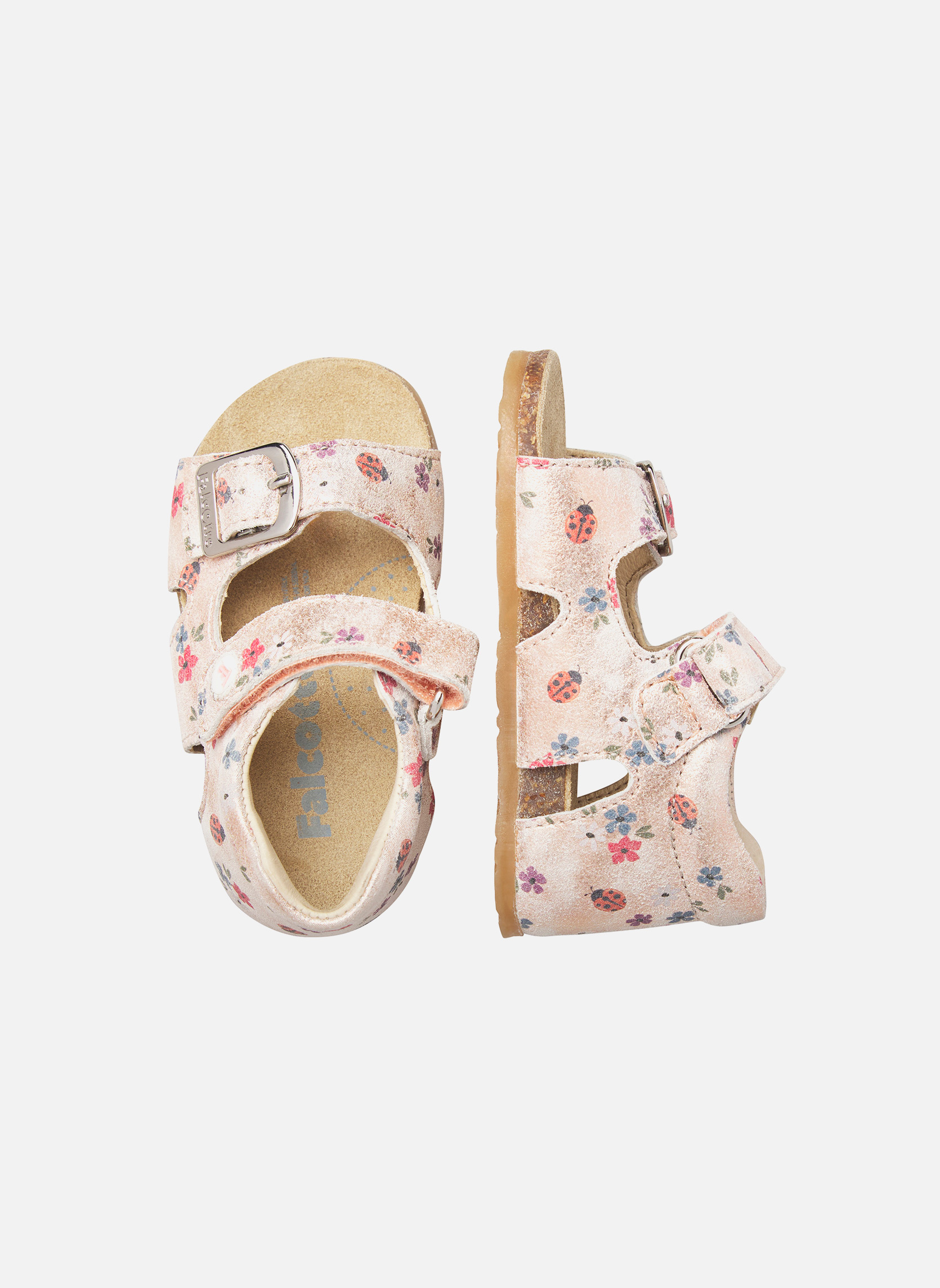 Sandales Sandales BEA Rose poudré- fille rose Falcotto Sandales Sandales BEA Rose poudré- fille rose Rose clair