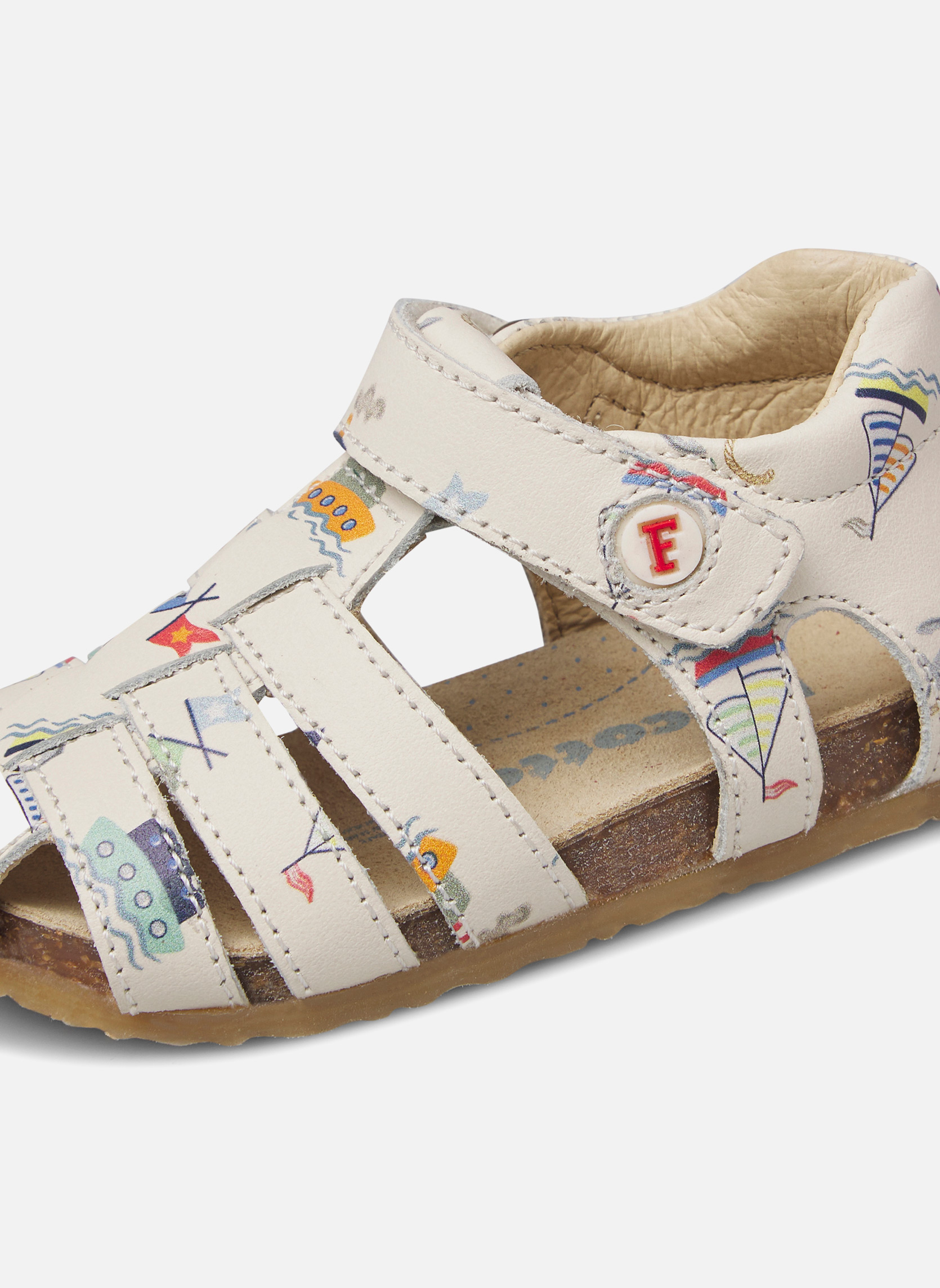 Sandales Sandales ALBY Blanc crème- garçon blanc Falcotto Sandales Sandales ALBY Blanc crème- garçon blanc Blanc