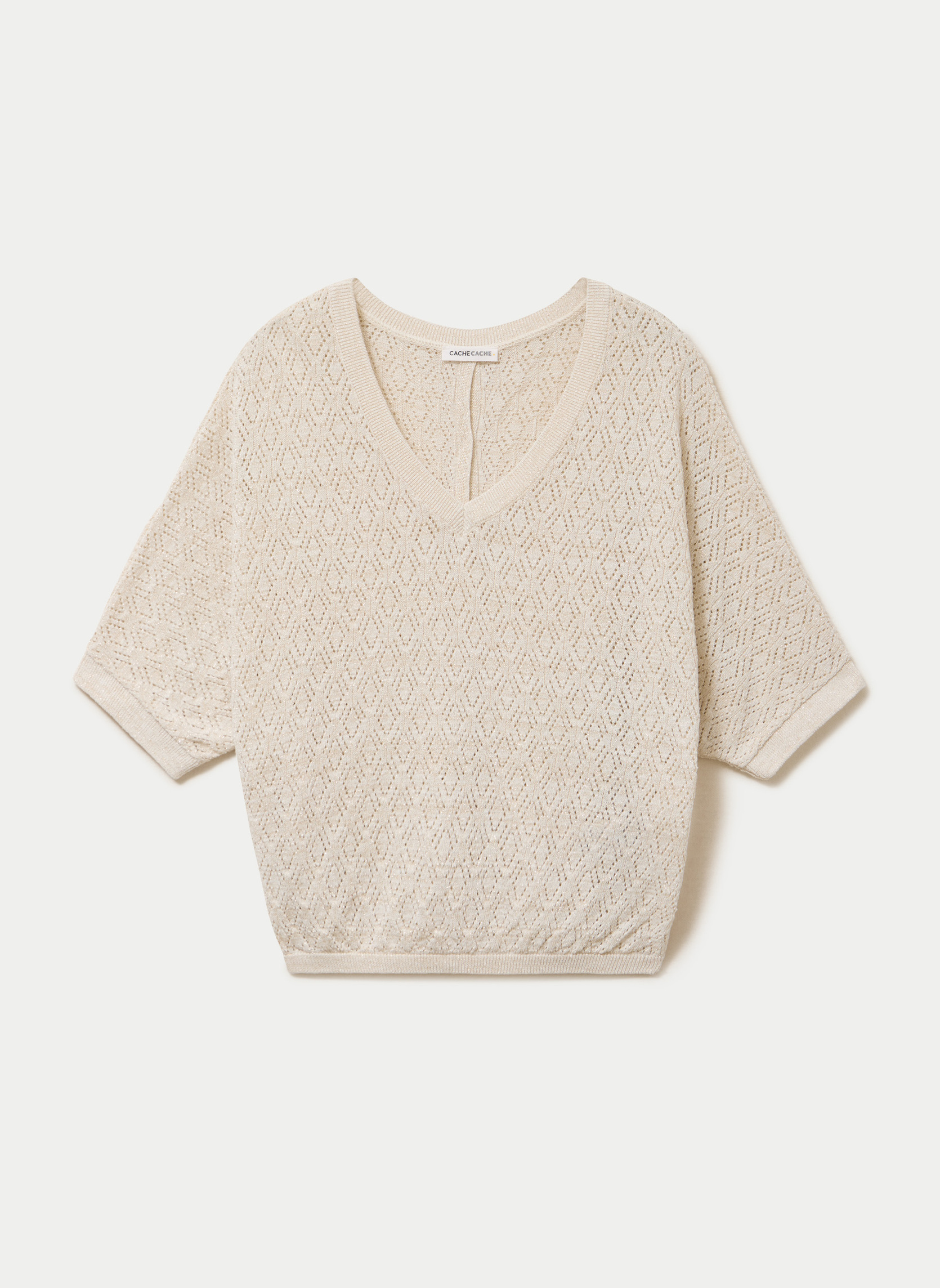 Pulls NEWLUXAJOUV femme blanc Cache Cache Pulls NEWLUXAJOUV femme blanc Blanc