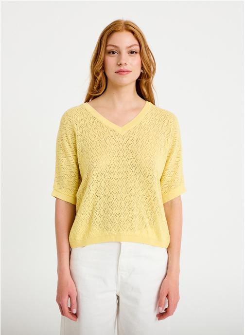 Cache Cache Pulls NEWLUXAJOUV femme jaune