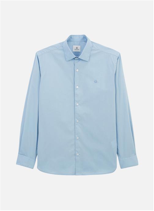 Serge Blanco Chemises Chemise ML homme bleu