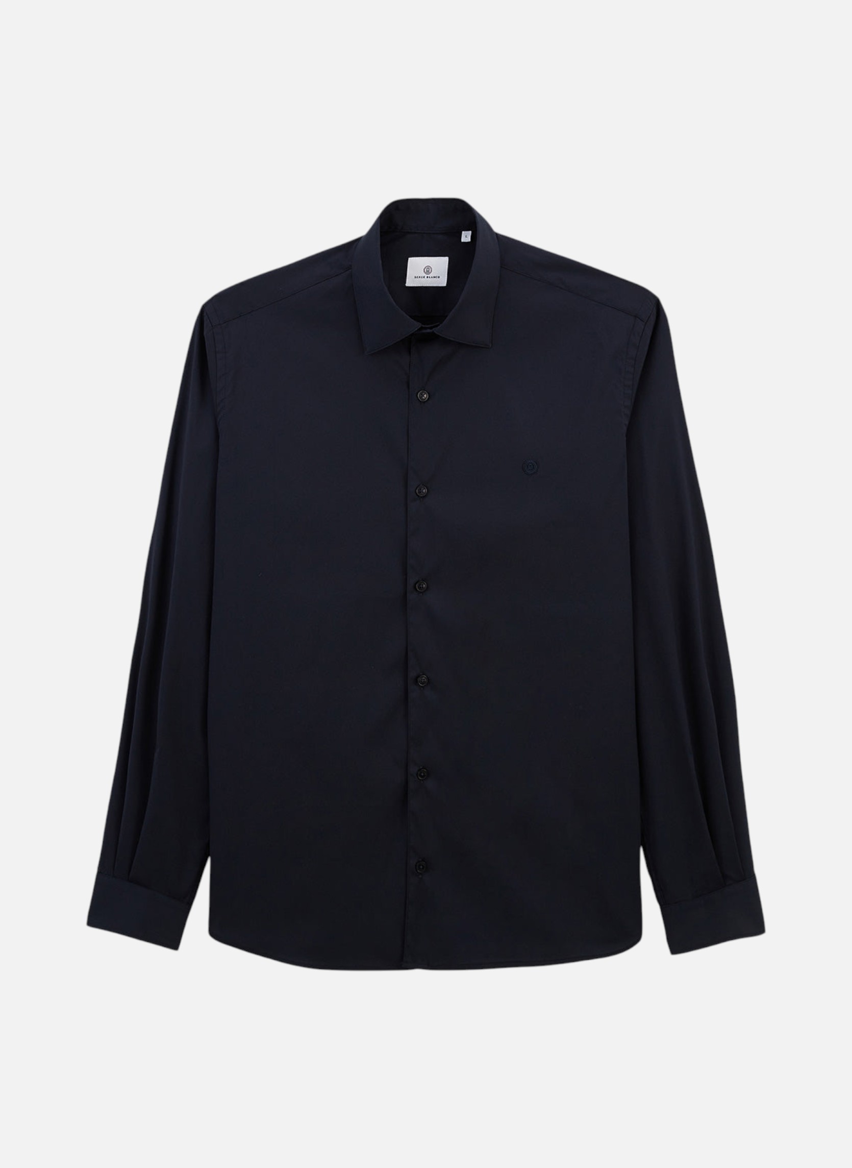 Chemises Chemise ML homme bleu Serge Blanco Chemises Chemise ML homme bleu Bleu marine
