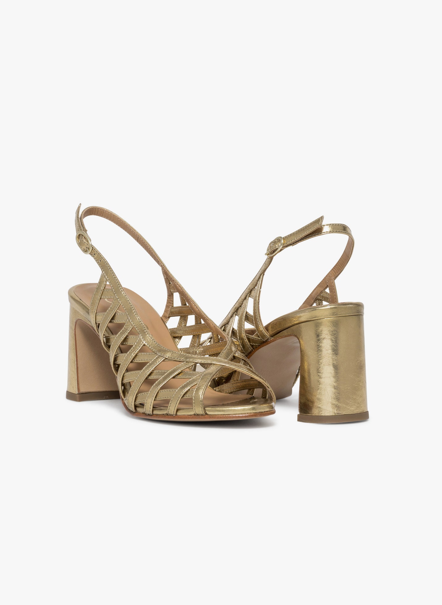 Sandales THERESA femme or et bronze Bocage Sandales THERESA femme or et bronze Or